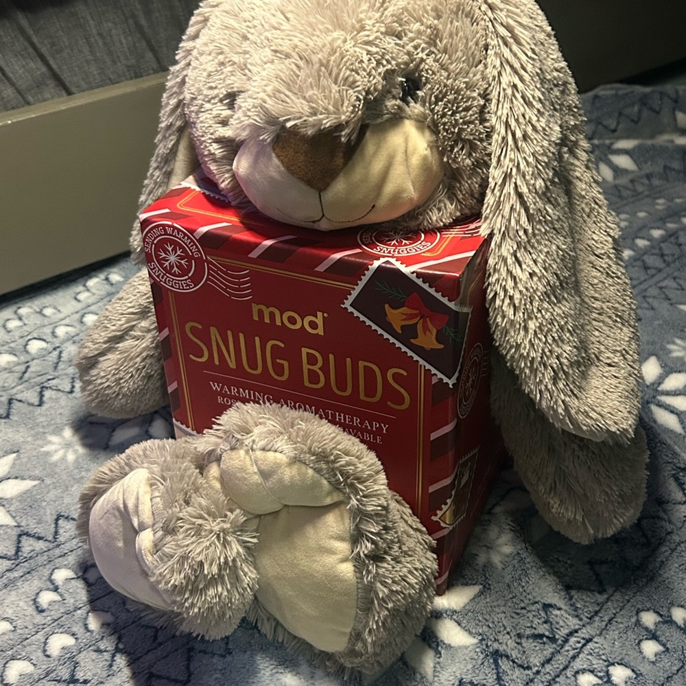 Ing Cozy Bunny Plush - Gray and Cream